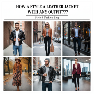 How to Style a Leather Jacket with Any Outfit? | Style Guide