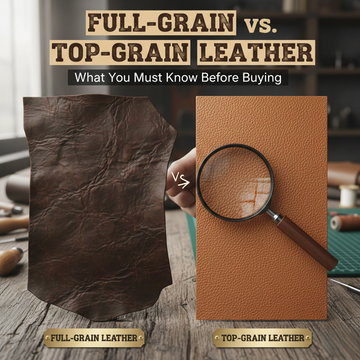 Full-Grain vs. Top-Grain Leather: What You Must Know Before Buying