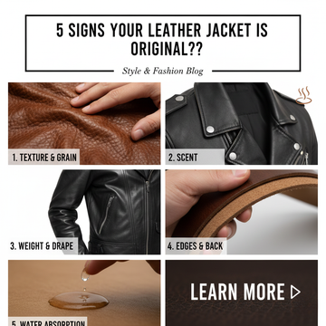 5 Signs Your Leather Jacket is Original | Premium Leather Store