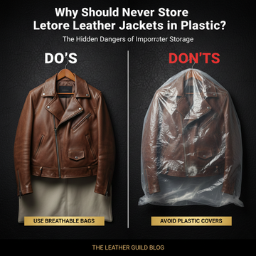 Why You Should Never Store Leather Jackets in Plastic