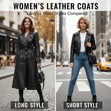 Women’s Leather Coats: Long vs Short Styles Compared
