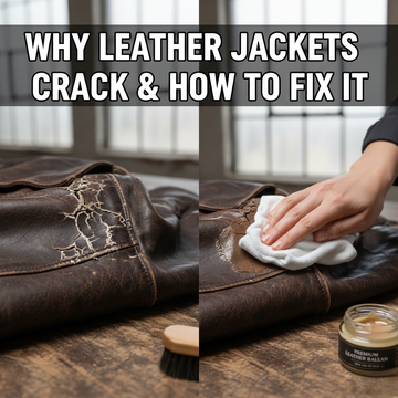 Why Leather Jackets Crack &amp; How to Fix Them | Premium Leather Store