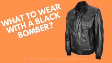 What to wear with a black bomber?