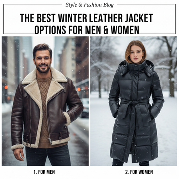 The Best Winter Leather Jacket Options for Men &amp; Women