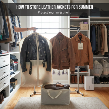 How to Store Leather Jackets in Summer to Keep Them Perfect