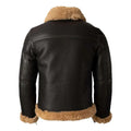 Men's B3 1940s Battle Faux Shearling Bomber Jacket-Men Shearling Jacket-Premium Leather Store