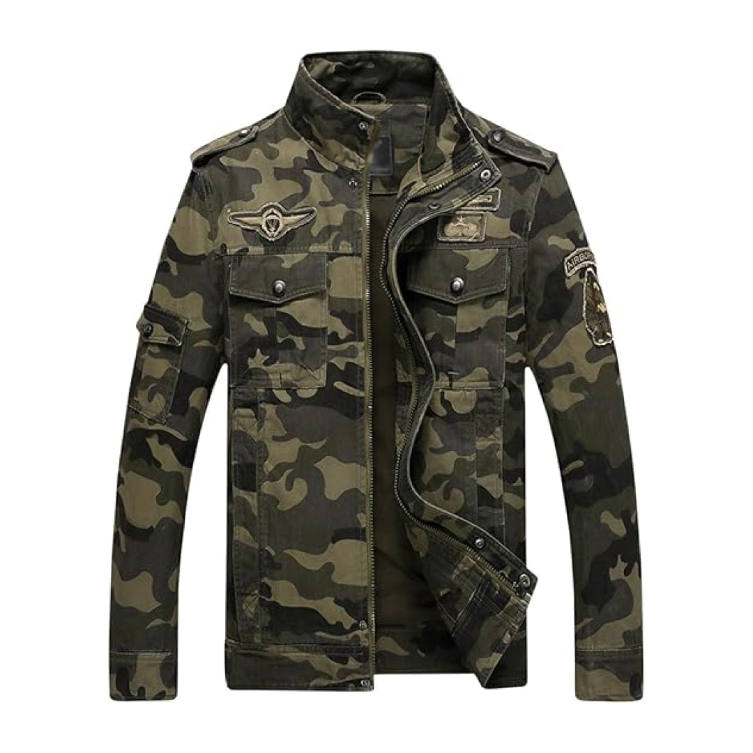 Men’s Springrain Military Camo Cotton Jacket