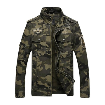 Men’s Springrain Military Camo Cotton Jacket