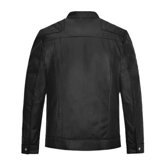 Men's Black Mirage Leather Jacket-Leather Jackets-Premium Leather Store