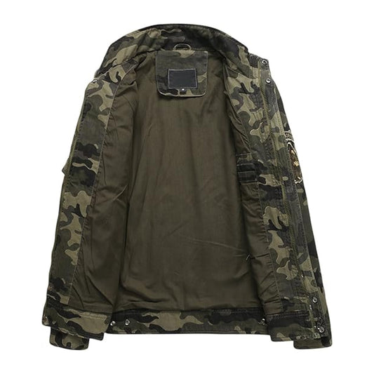 Men’s Springrain Military Camo Cotton Jacket