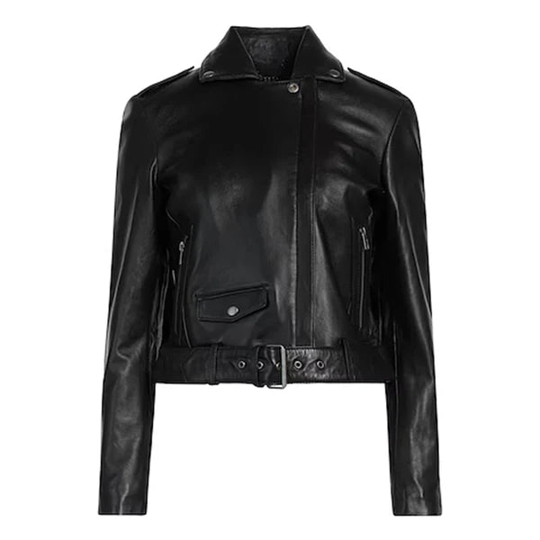 Women's Muba Biker Leather Jacket