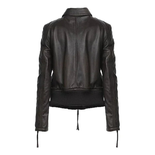 Women's Dsquared2 Bomber Leather Jacket