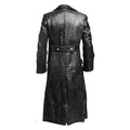 Men's WW2 Classic Officer Real Leather Coat-Men Leather Coat-Premium Leather Store