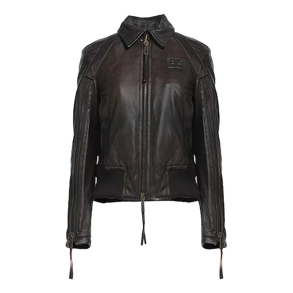 Women's Dsquared2 Bomber Leather Jacket