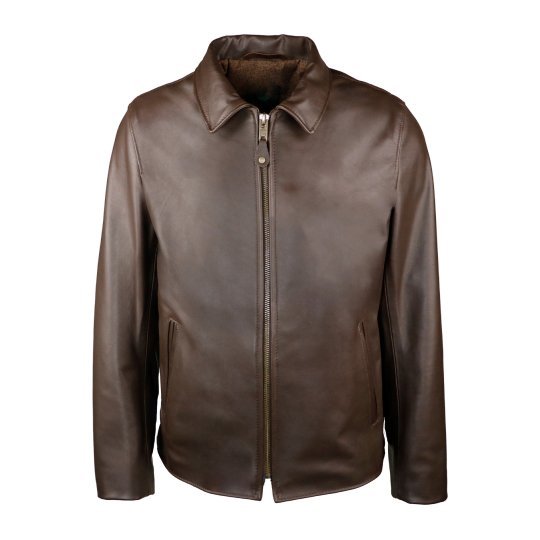 Men's Brown Rebel Biker Leather Jacket