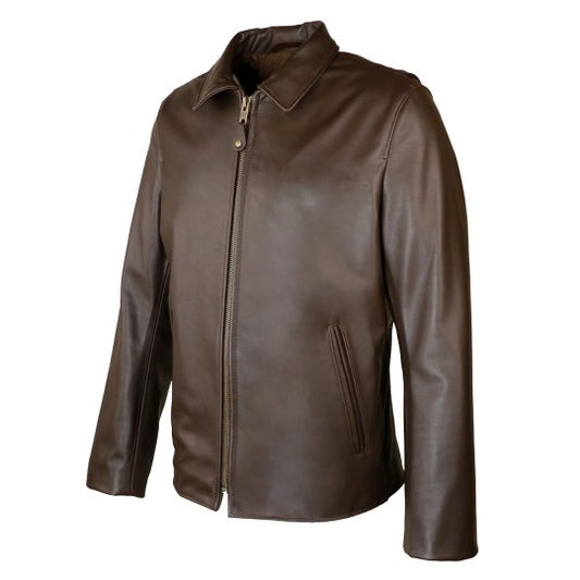 Men's Brown Rebel Biker Leather Jacket