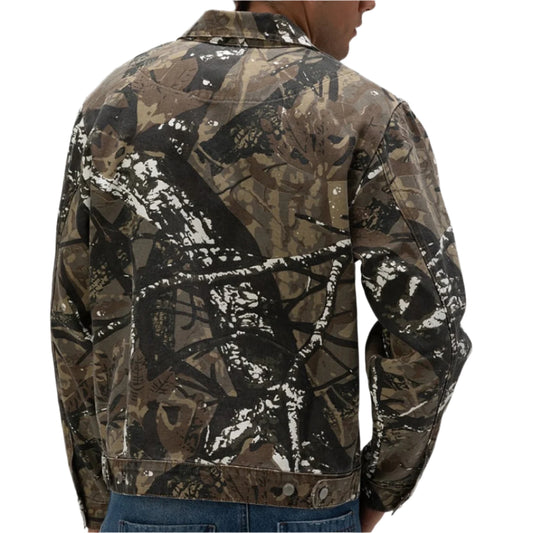 Mens Canvas Workwear Camo Jacket