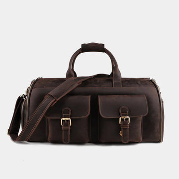 The Smart Leather Duffle Bag