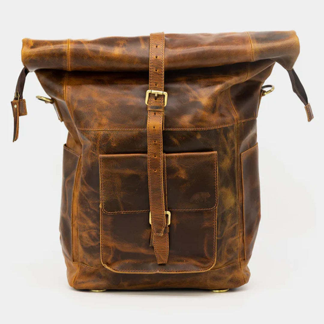 The Kobuk Leather Backpack-Leather backpacks-Premium Leather Store