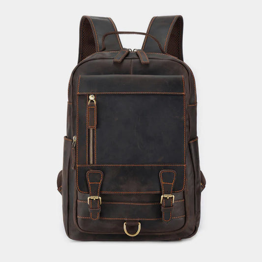 The Flappack Leather Backpack-Leather backpacks-Premium Leather Store