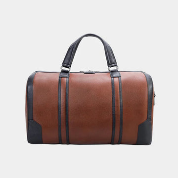 The Two Tone Leather Duffle Bag