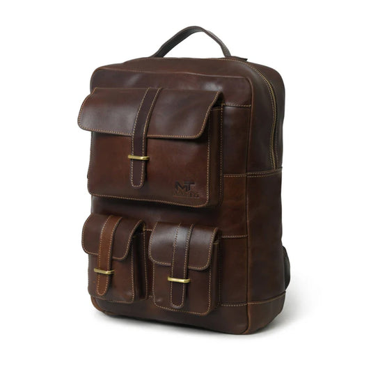 Mahi Classic Leather Backpack-Leather backpacks-Premium Leather Store