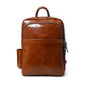 Tan Luxury Italian Leather Backpack-Leather backpacks-Premium Leather Store