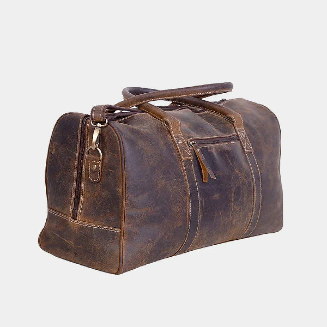 The Coarse Leather Duffle Bag