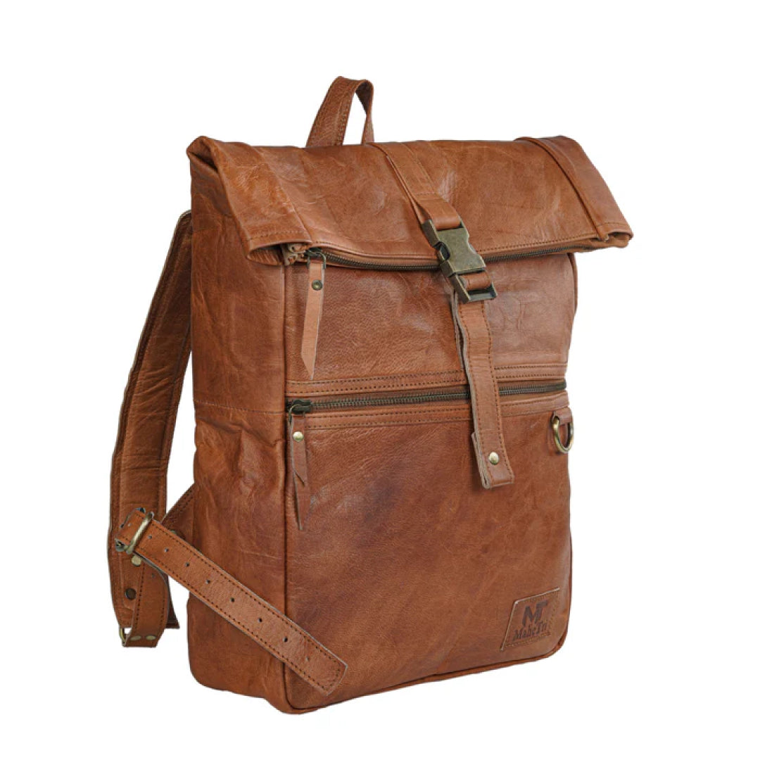 The Ortiz Rucksack Leather Backpack-Leather backpacks-Premium Leather Store