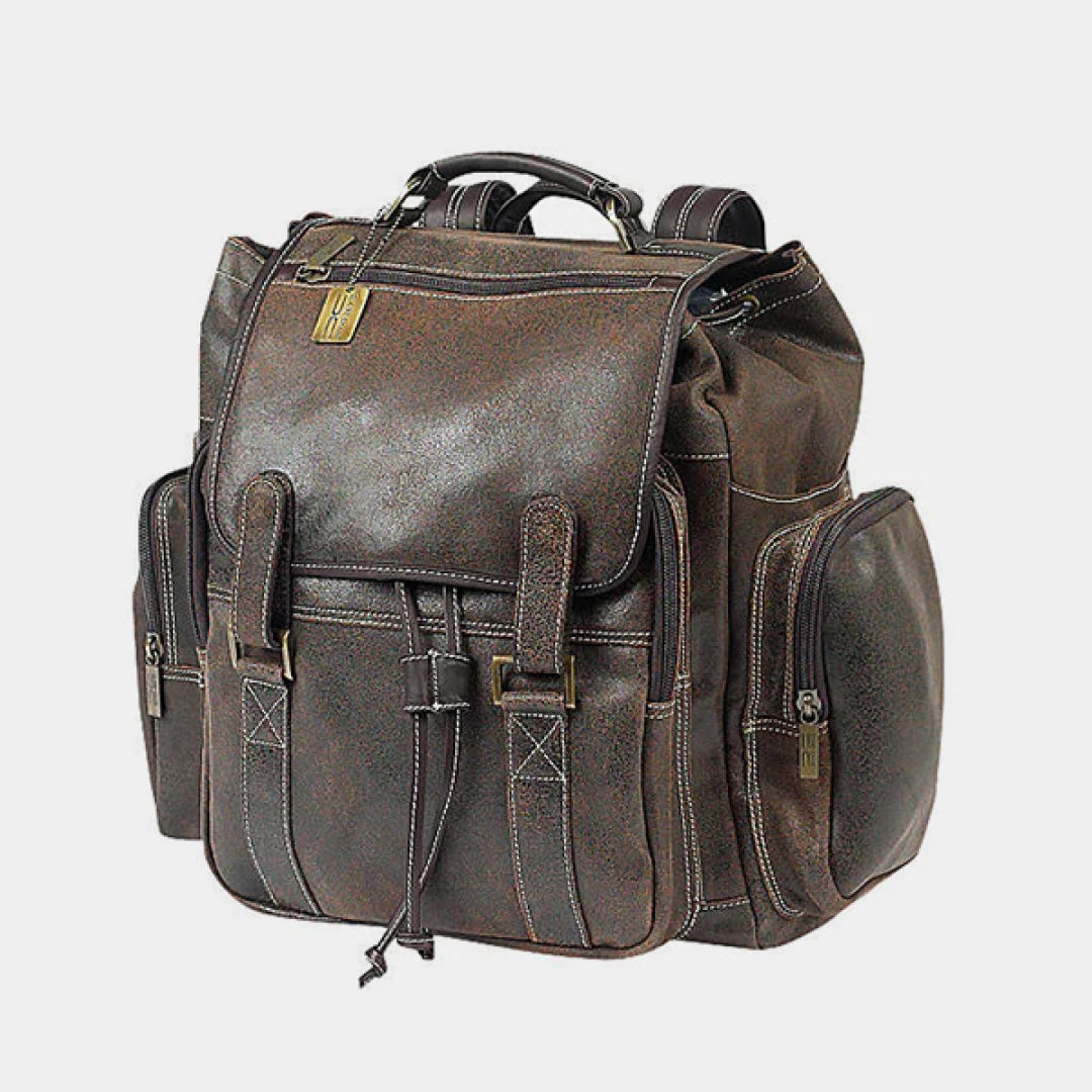 The Uptown Leather Backpack-Leather backpacks-Premium Leather Store