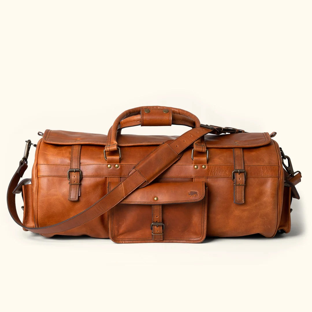 The Denver Travel Leather Duffle Bag