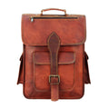 The Hughes Rustic Leather Backpack-Leather backpacks-Premium Leather Store