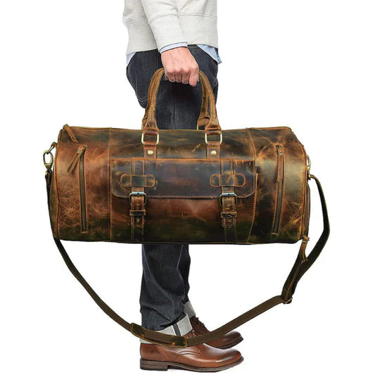 The Lifelong Leather Duffle Bag