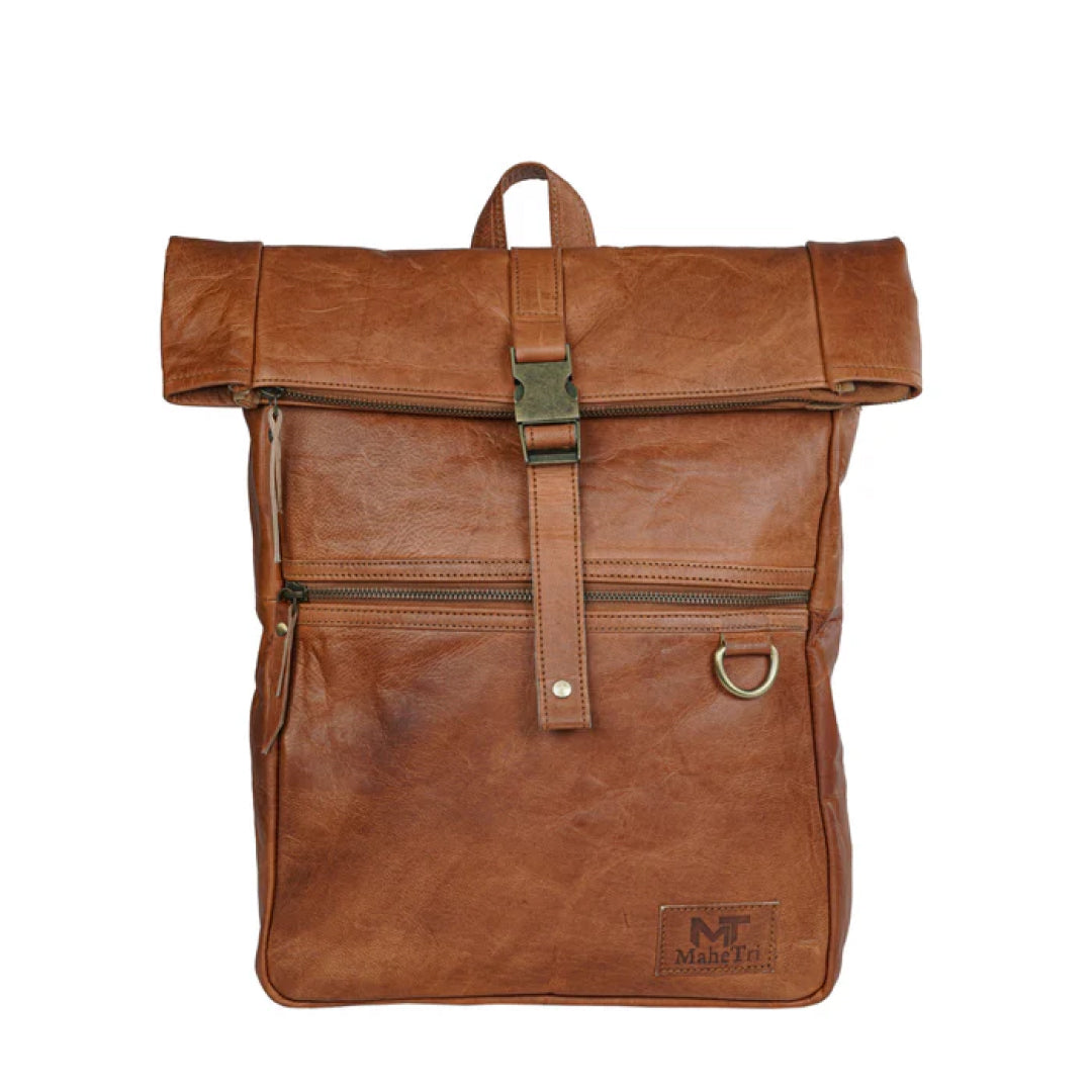 The Ortiz Rucksack Leather Backpack-Leather backpacks-Premium Leather Store