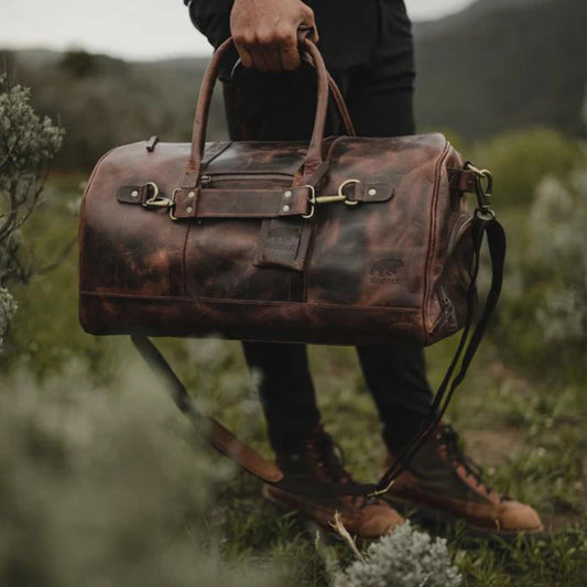 The Denali Leather Duffle Bag-Leather Duffle bags-Premium Leather Store