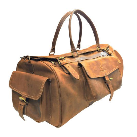 The Large Duffle Bag-Leather Duffle bags-Premium Leather Store