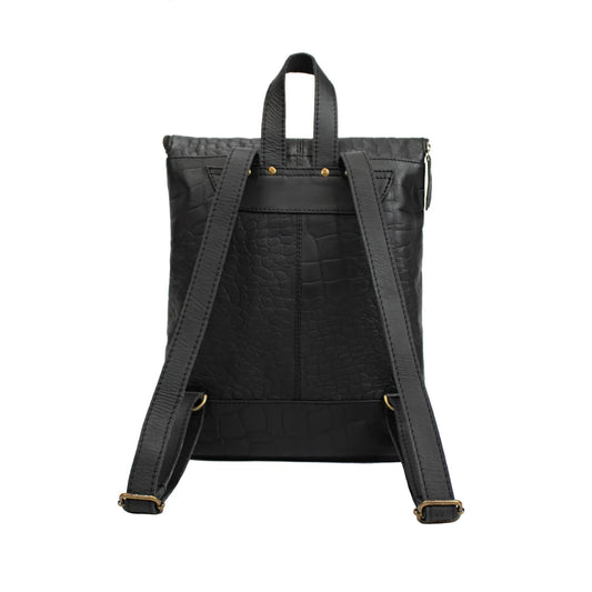 The Black Soho Leather Backpack-Leather backpacks-Premium Leather Store