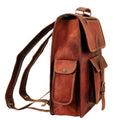 The Hughes Rustic Leather Backpack-Leather backpacks-Premium Leather Store