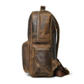 Barclay Buffalo Leather Backpack-Leather backpacks-Premium Leather Store