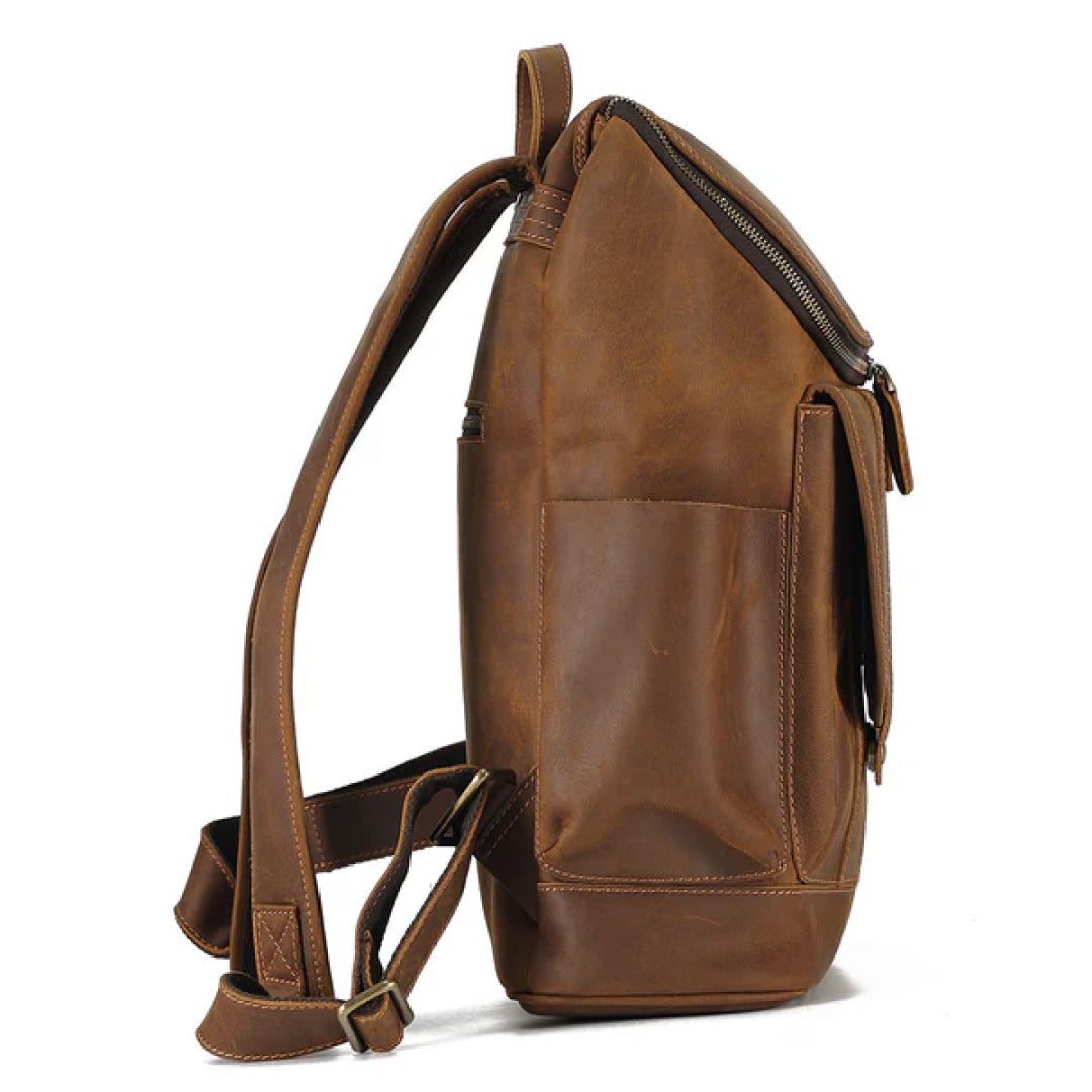 The Aureus Leather Backpack-Leather backpacks-Premium Leather Store