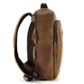 The Square Leather Backpack-Leather backpacks-Premium Leather Store