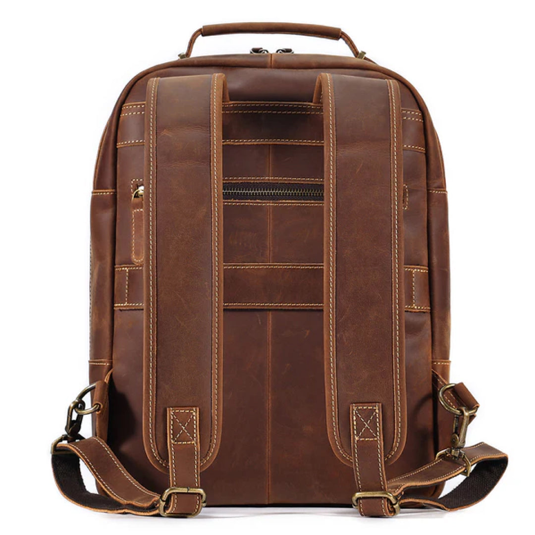 The Kleos Leather Backpack-Leather backpacks-Premium Leather Store