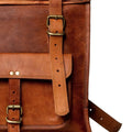 The Hoffman Roll Top Leather Backpack-Leather backpacks-Premium Leather Store