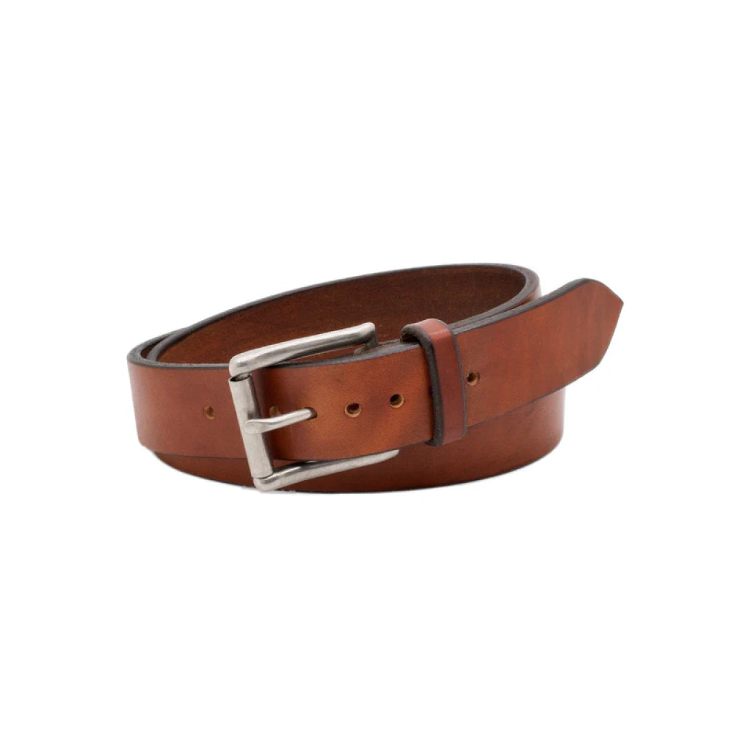 Men's Brown Mocha Leather Belt