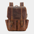 The Compact Leather Backpack-Leather backpacks-Premium Leather Store