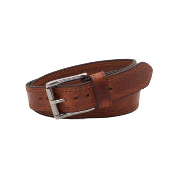 Men's Brown Copperhead Leather Belt