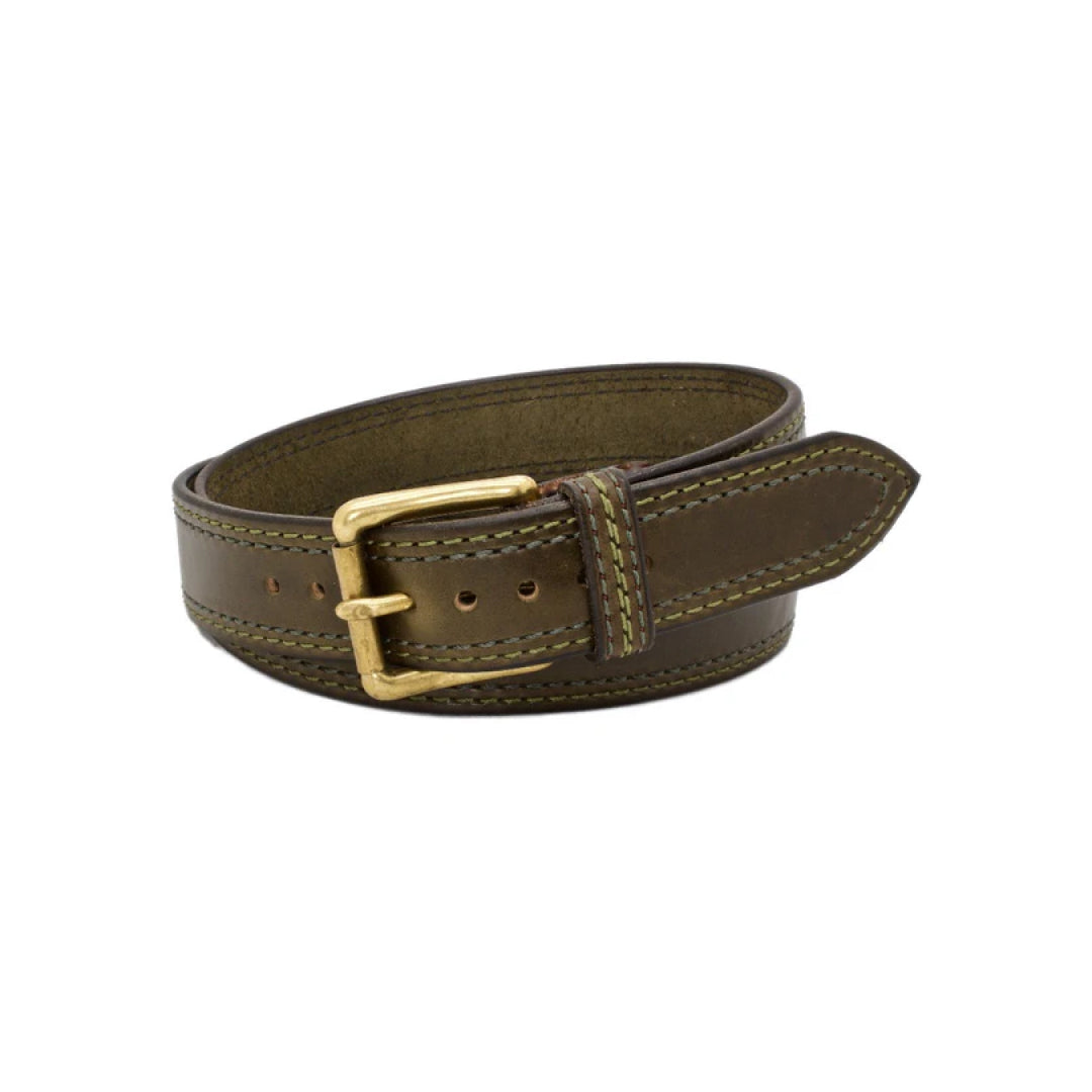 Men's Green Cedar Lane Leather Belt