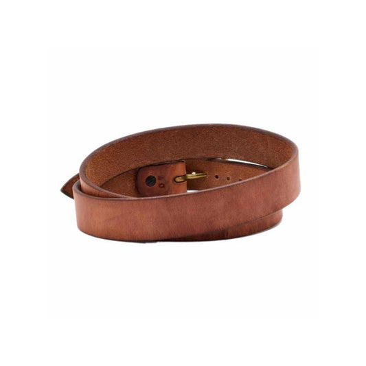 Men's Brown Classic Natural Leather Belt-Men Leather Belts-Premium Leather Store