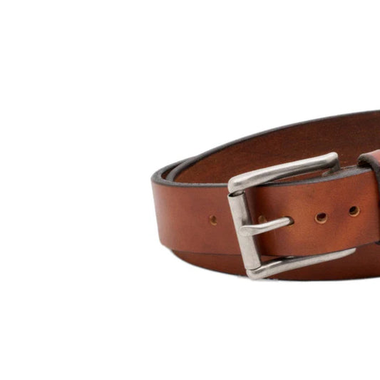 Men's Brown Mocha Leather Belt-Men Leather Belts-Premium Leather Store