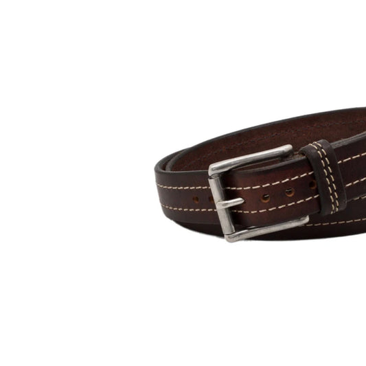 Men's Reddish Dutton Leather Belt-Men Leather Belts-Premium Leather Store